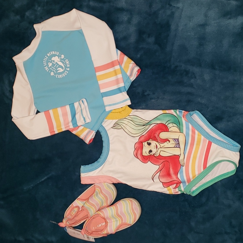 Little Mermaid 3T Bathing suit set